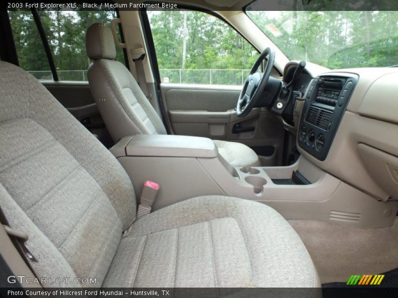Black / Medium Parchment Beige 2003 Ford Explorer XLS