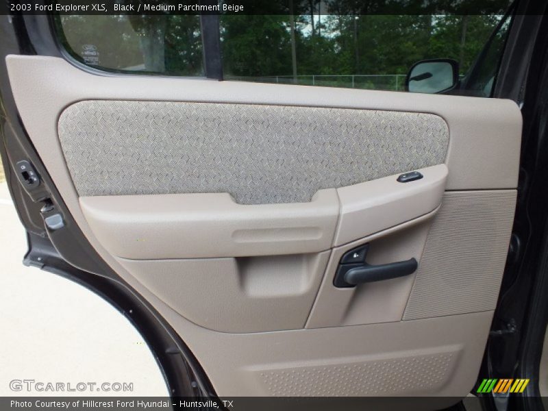 Black / Medium Parchment Beige 2003 Ford Explorer XLS