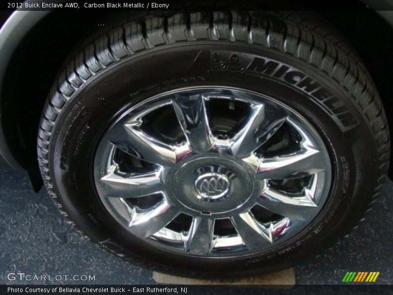 Carbon Black Metallic / Ebony 2012 Buick Enclave AWD
