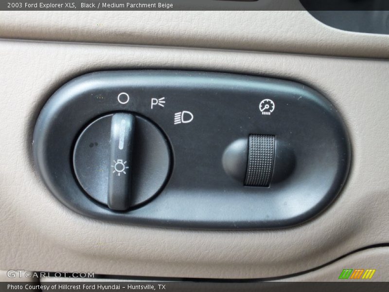 Black / Medium Parchment Beige 2003 Ford Explorer XLS