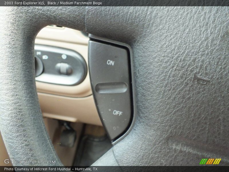 Black / Medium Parchment Beige 2003 Ford Explorer XLS