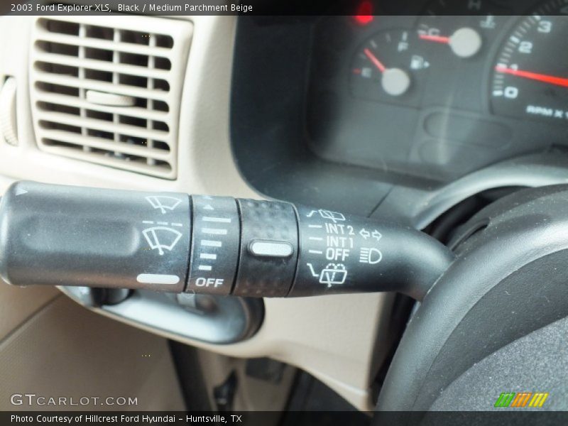 Black / Medium Parchment Beige 2003 Ford Explorer XLS