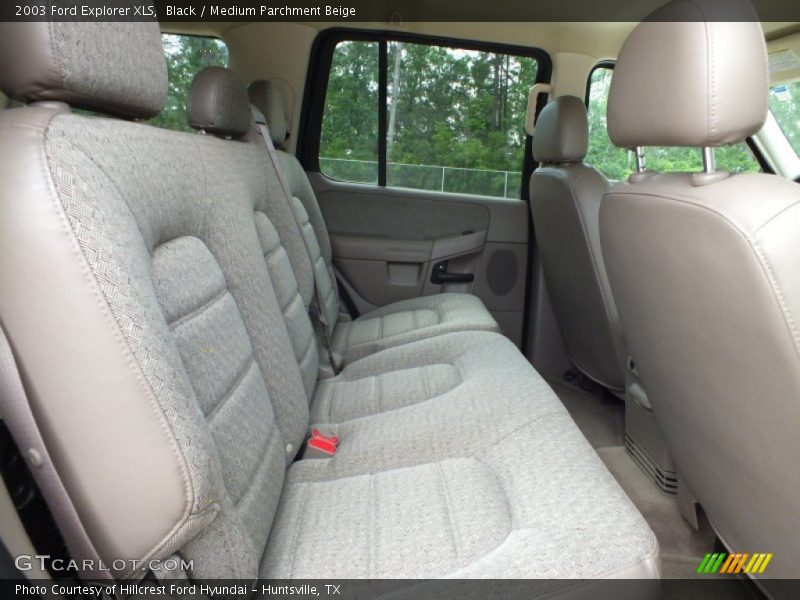 Black / Medium Parchment Beige 2003 Ford Explorer XLS