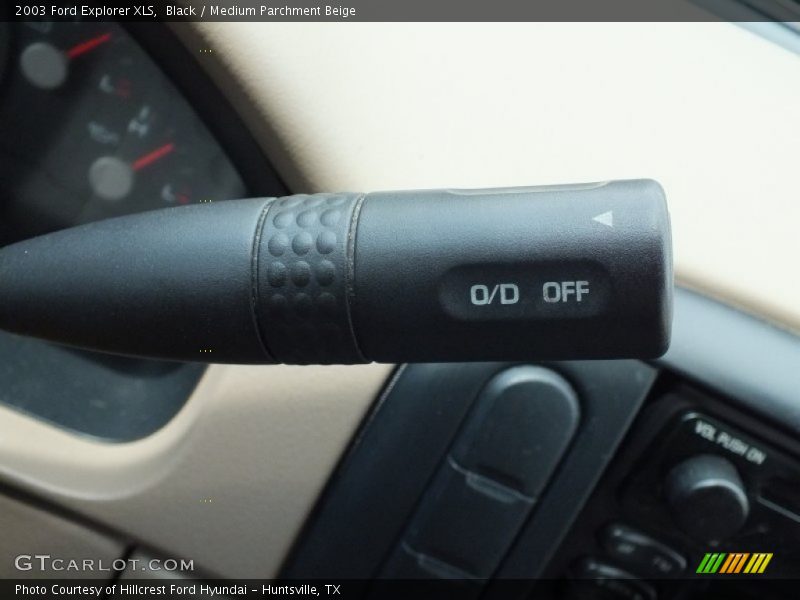 Black / Medium Parchment Beige 2003 Ford Explorer XLS