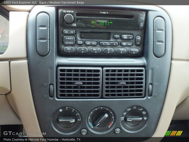 Black / Medium Parchment Beige 2003 Ford Explorer XLS