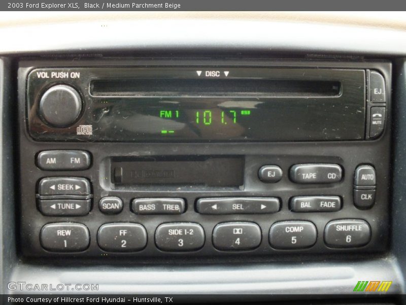 Black / Medium Parchment Beige 2003 Ford Explorer XLS