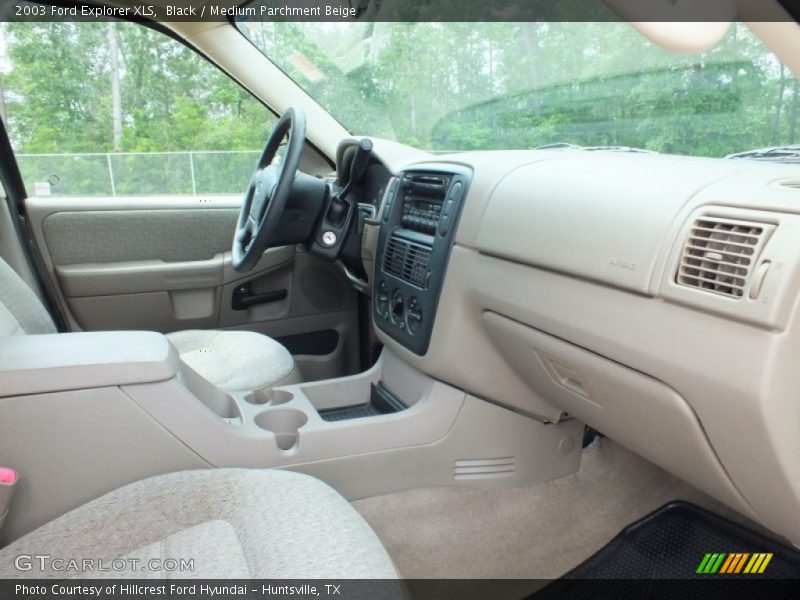 Black / Medium Parchment Beige 2003 Ford Explorer XLS