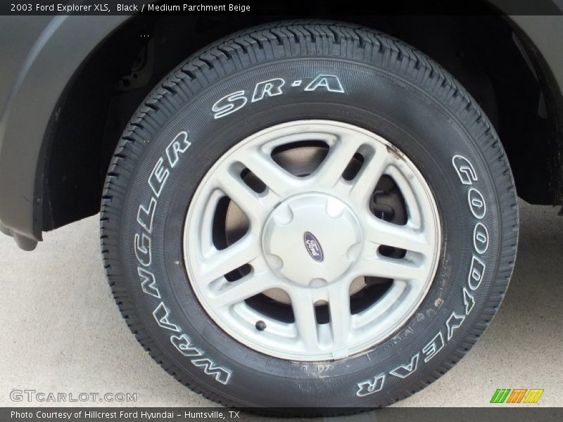 Black / Medium Parchment Beige 2003 Ford Explorer XLS