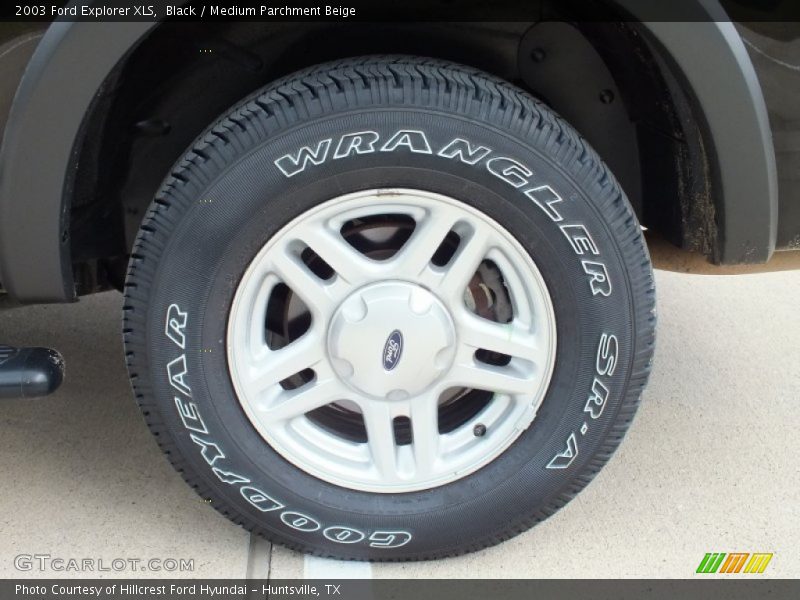 Black / Medium Parchment Beige 2003 Ford Explorer XLS