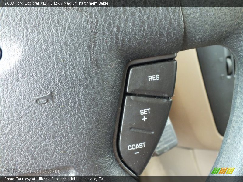 Black / Medium Parchment Beige 2003 Ford Explorer XLS