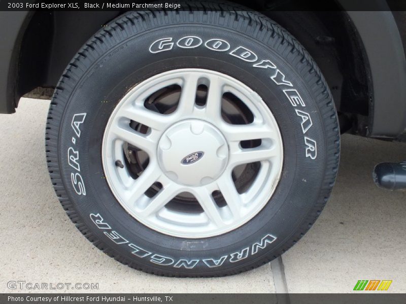 Black / Medium Parchment Beige 2003 Ford Explorer XLS