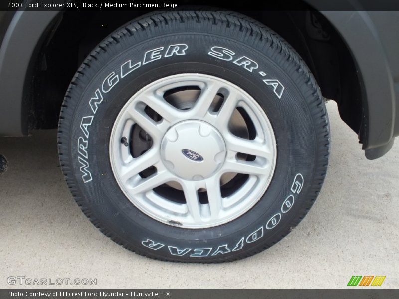 Black / Medium Parchment Beige 2003 Ford Explorer XLS