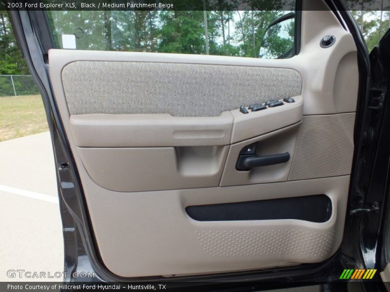Black / Medium Parchment Beige 2003 Ford Explorer XLS