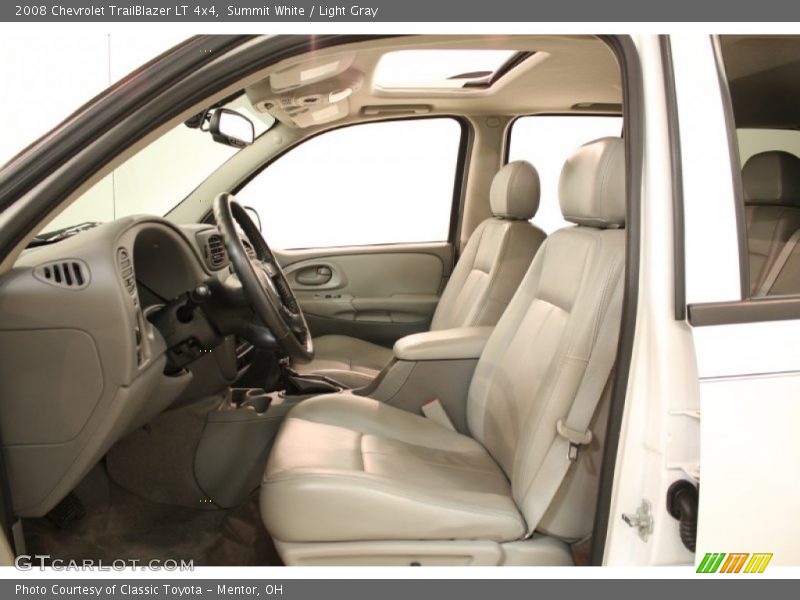 Summit White / Light Gray 2008 Chevrolet TrailBlazer LT 4x4