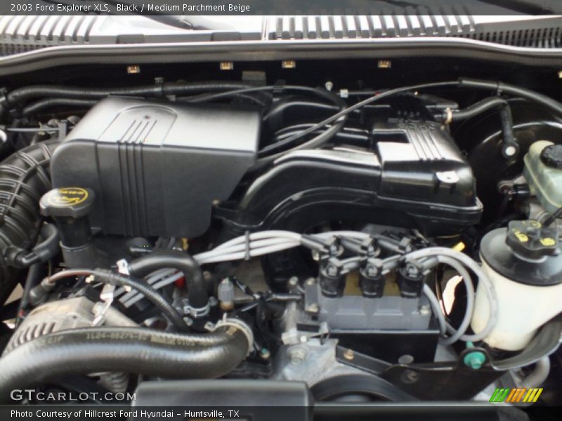 Black / Medium Parchment Beige 2003 Ford Explorer XLS