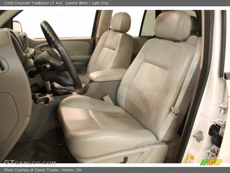 Summit White / Light Gray 2008 Chevrolet TrailBlazer LT 4x4