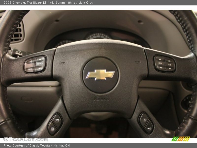 Summit White / Light Gray 2008 Chevrolet TrailBlazer LT 4x4