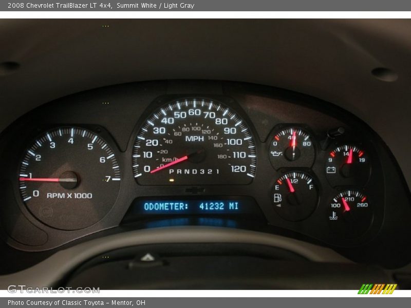 Summit White / Light Gray 2008 Chevrolet TrailBlazer LT 4x4