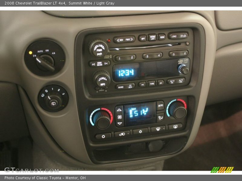 Summit White / Light Gray 2008 Chevrolet TrailBlazer LT 4x4