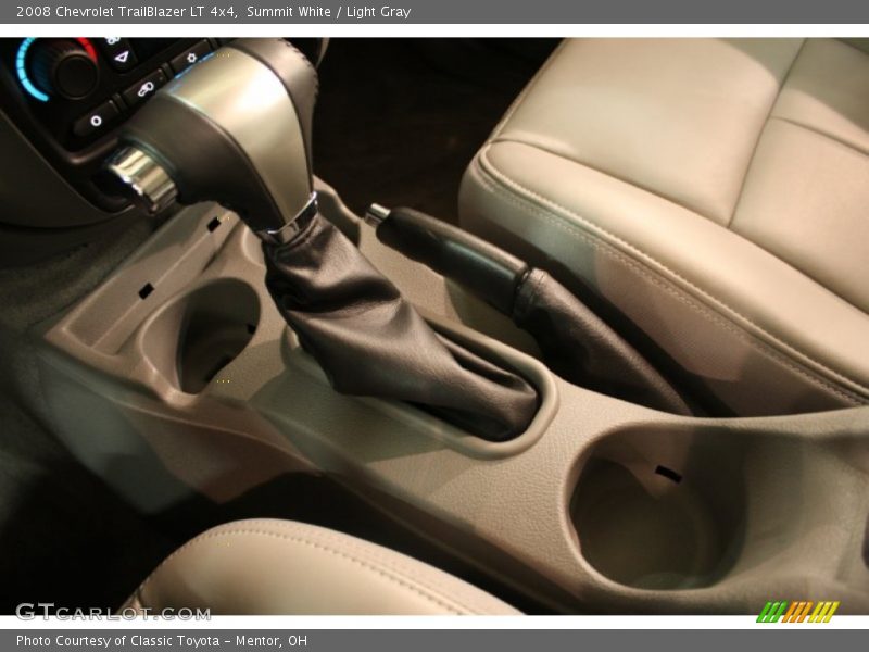 Summit White / Light Gray 2008 Chevrolet TrailBlazer LT 4x4