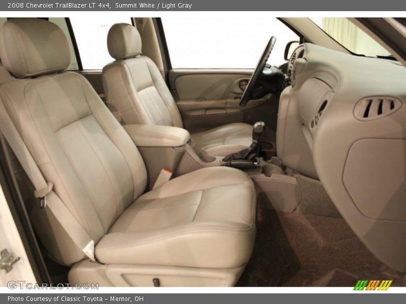 Summit White / Light Gray 2008 Chevrolet TrailBlazer LT 4x4