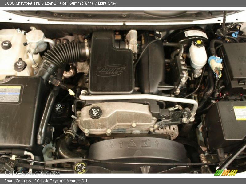 Summit White / Light Gray 2008 Chevrolet TrailBlazer LT 4x4