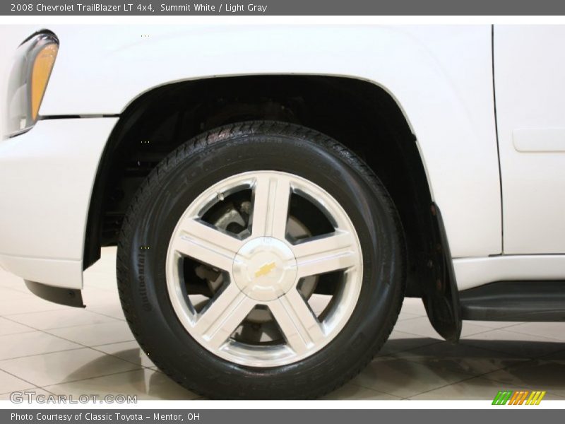 Summit White / Light Gray 2008 Chevrolet TrailBlazer LT 4x4