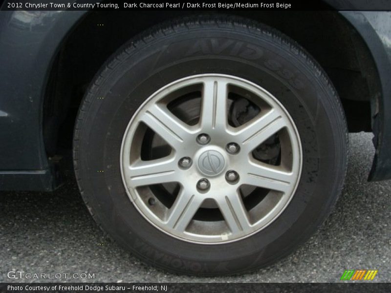 Dark Charcoal Pearl / Dark Frost Beige/Medium Frost Beige 2012 Chrysler Town & Country Touring