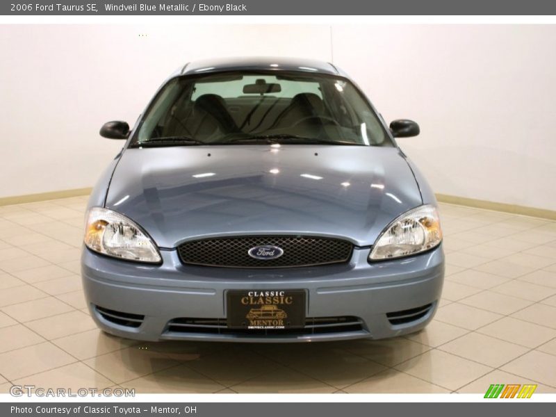 Windveil Blue Metallic / Ebony Black 2006 Ford Taurus SE
