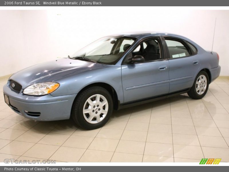 Windveil Blue Metallic / Ebony Black 2006 Ford Taurus SE