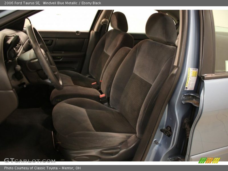Windveil Blue Metallic / Ebony Black 2006 Ford Taurus SE