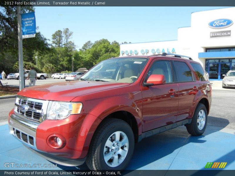 Toreador Red Metallic / Camel 2012 Ford Escape Limited