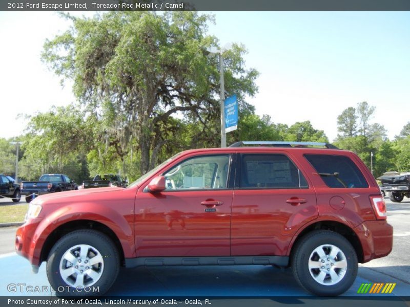 Toreador Red Metallic / Camel 2012 Ford Escape Limited