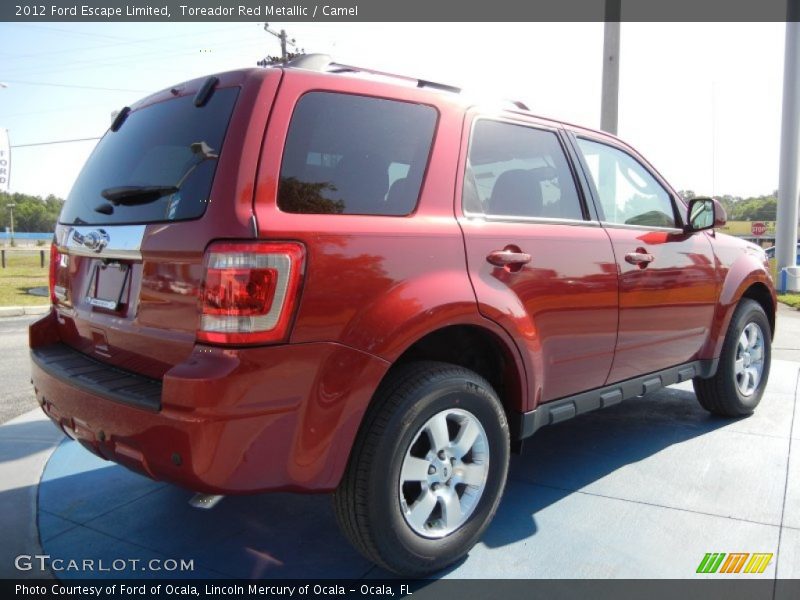 Toreador Red Metallic / Camel 2012 Ford Escape Limited