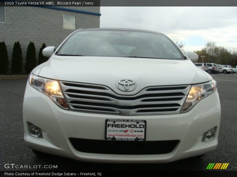Blizzard Pearl / Ivory 2009 Toyota Venza V6 AWD