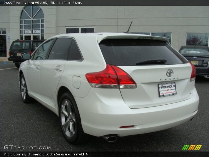 Blizzard Pearl / Ivory 2009 Toyota Venza V6 AWD