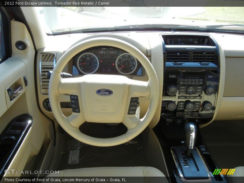 Toreador Red Metallic / Camel 2012 Ford Escape Limited