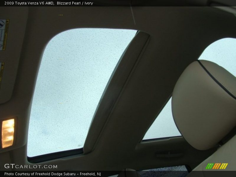 Blizzard Pearl / Ivory 2009 Toyota Venza V6 AWD