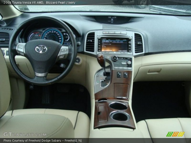 Blizzard Pearl / Ivory 2009 Toyota Venza V6 AWD