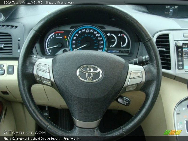 Blizzard Pearl / Ivory 2009 Toyota Venza V6 AWD