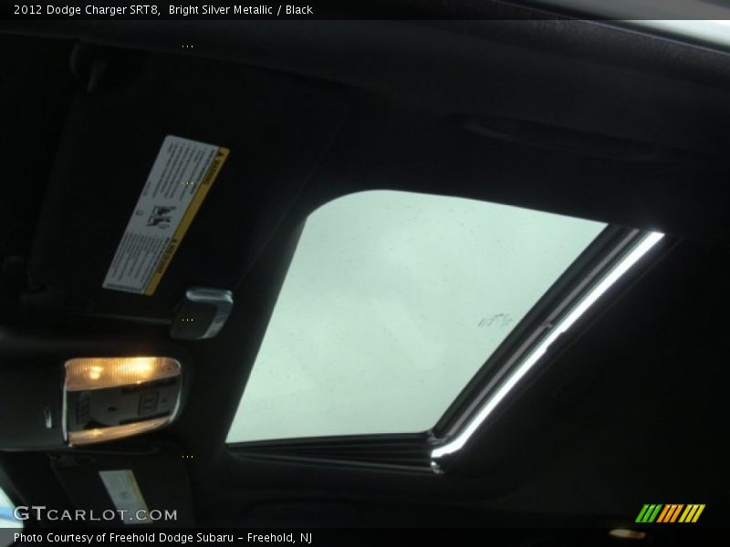 Bright Silver Metallic / Black 2012 Dodge Charger SRT8
