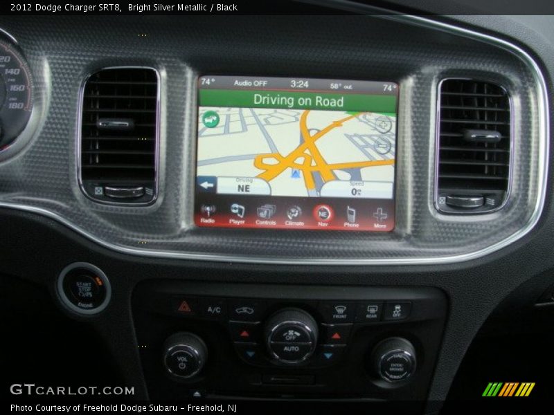 Navigation of 2012 Charger SRT8