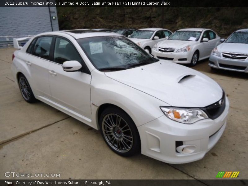 Front 3/4 View of 2012 Impreza WRX STi Limited 4 Door