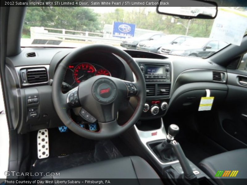 Dashboard of 2012 Impreza WRX STi Limited 4 Door