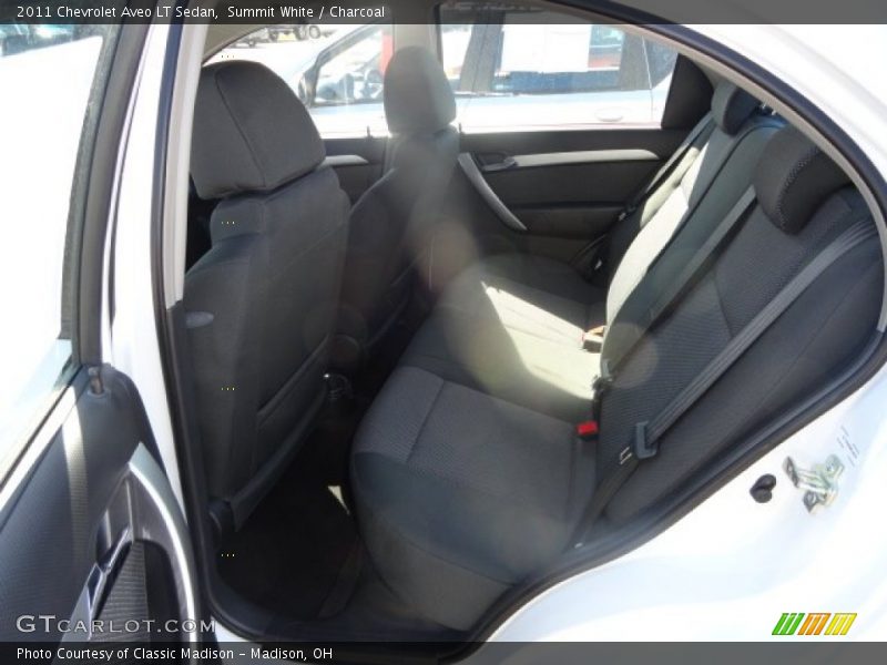Summit White / Charcoal 2011 Chevrolet Aveo LT Sedan