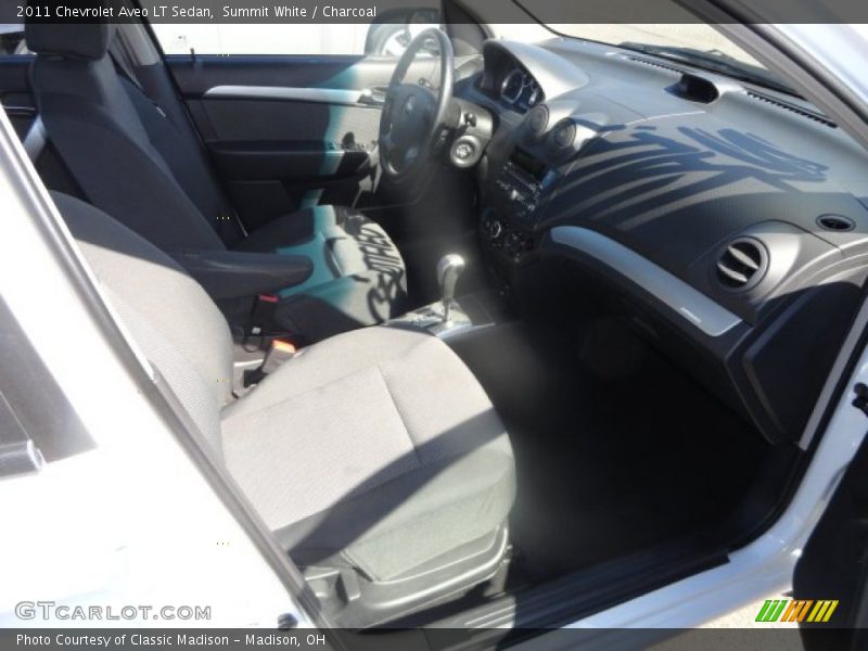 Summit White / Charcoal 2011 Chevrolet Aveo LT Sedan
