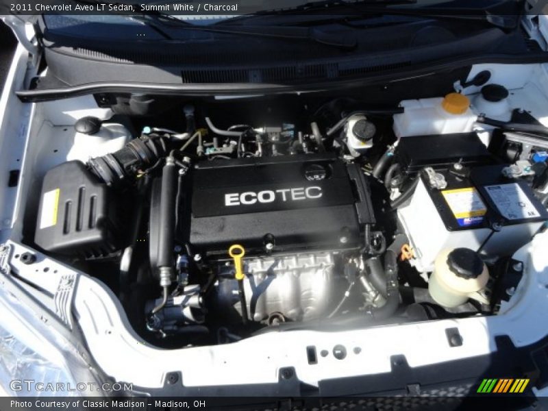 Summit White / Charcoal 2011 Chevrolet Aveo LT Sedan