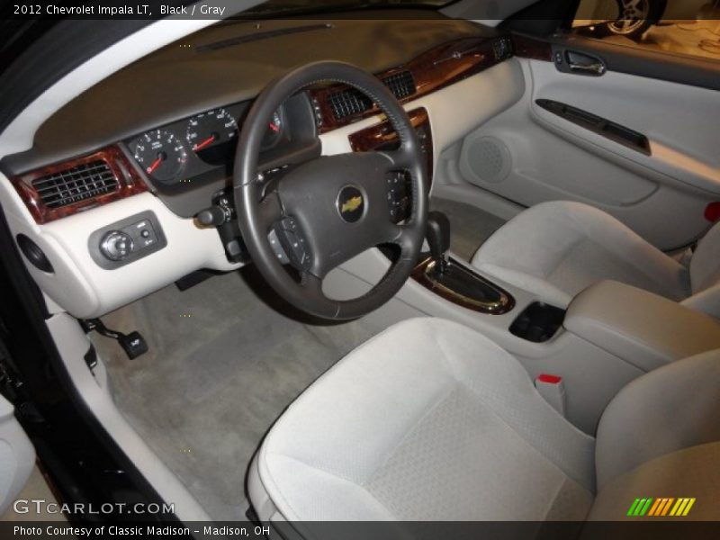 Black / Gray 2012 Chevrolet Impala LT