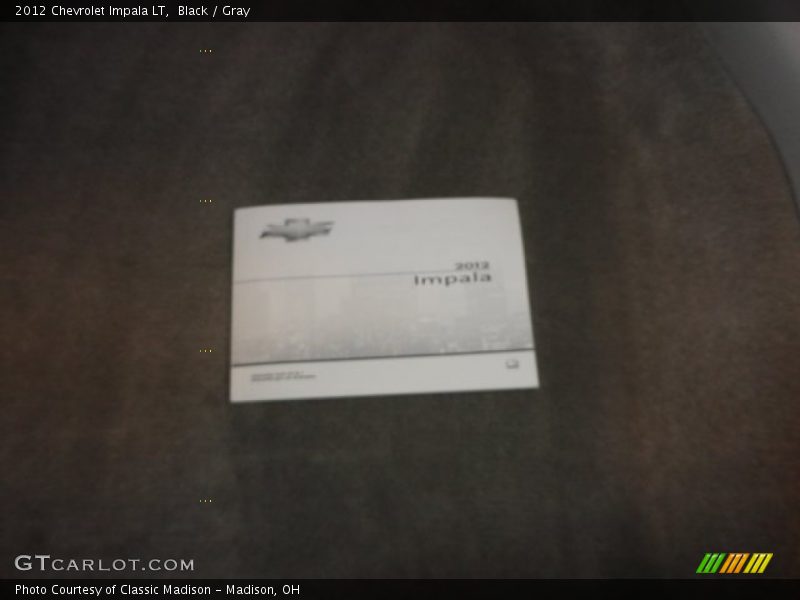 Black / Gray 2012 Chevrolet Impala LT