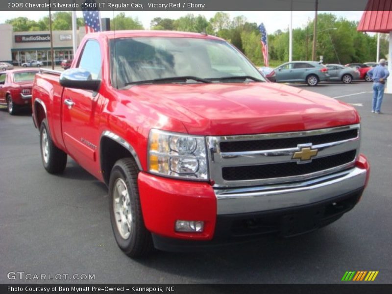 Victory Red / Ebony 2008 Chevrolet Silverado 1500 LT Regular Cab